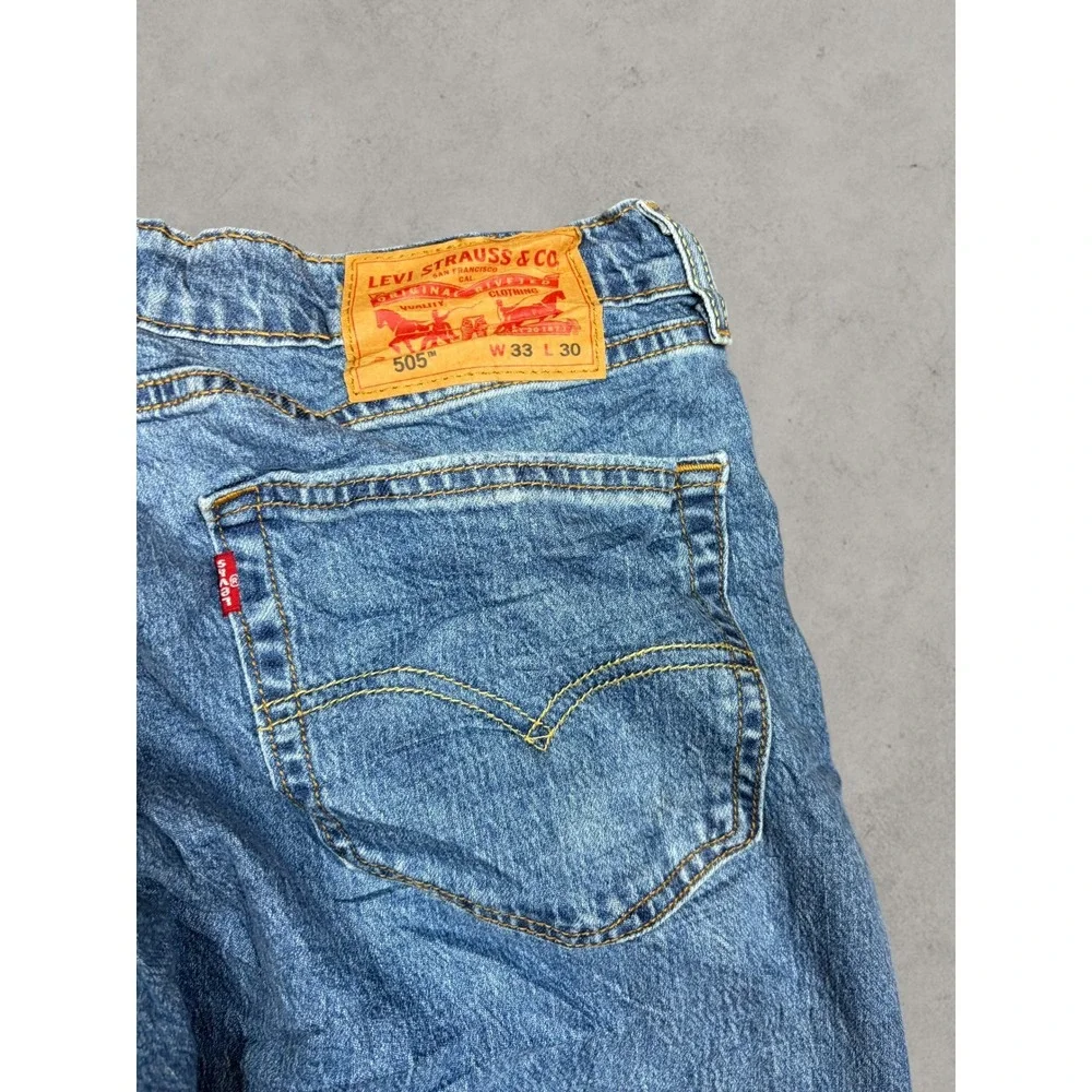 Levis 559 Relaxed Straight Mens Jeans Blue Denim Medium Wash‎ 33x30